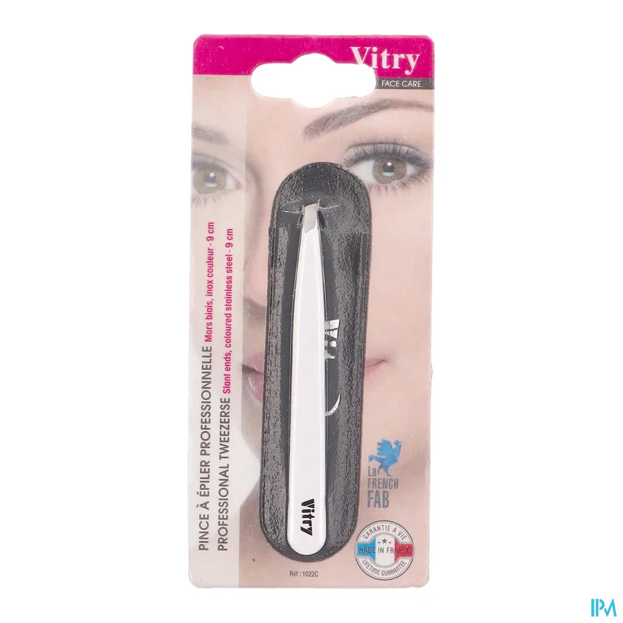 packshot van Vitry Classic Epileerpincet Schuin Inox 1 stuk