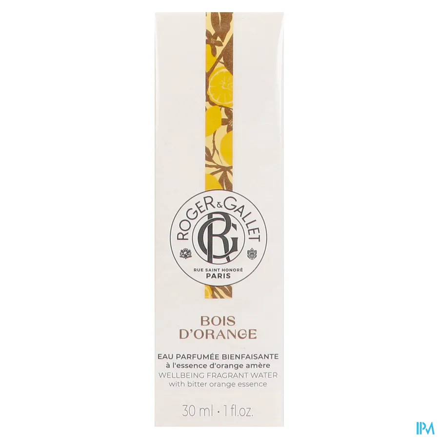 packshot van Roger & gallet Bois Orange Eau Parfumee 30 ml