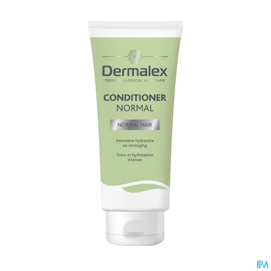 packshot van Dermalex Conditioner Normal voor Intensieve Hydratatie en Verzorging van Normaal Haar Tube 150 ml