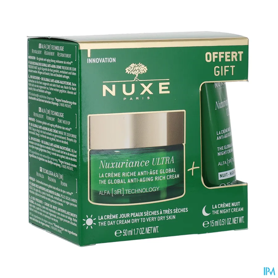 packshot van Nuxe Nuxuriance Ultra 3 Kit Dag/Nacht Creme