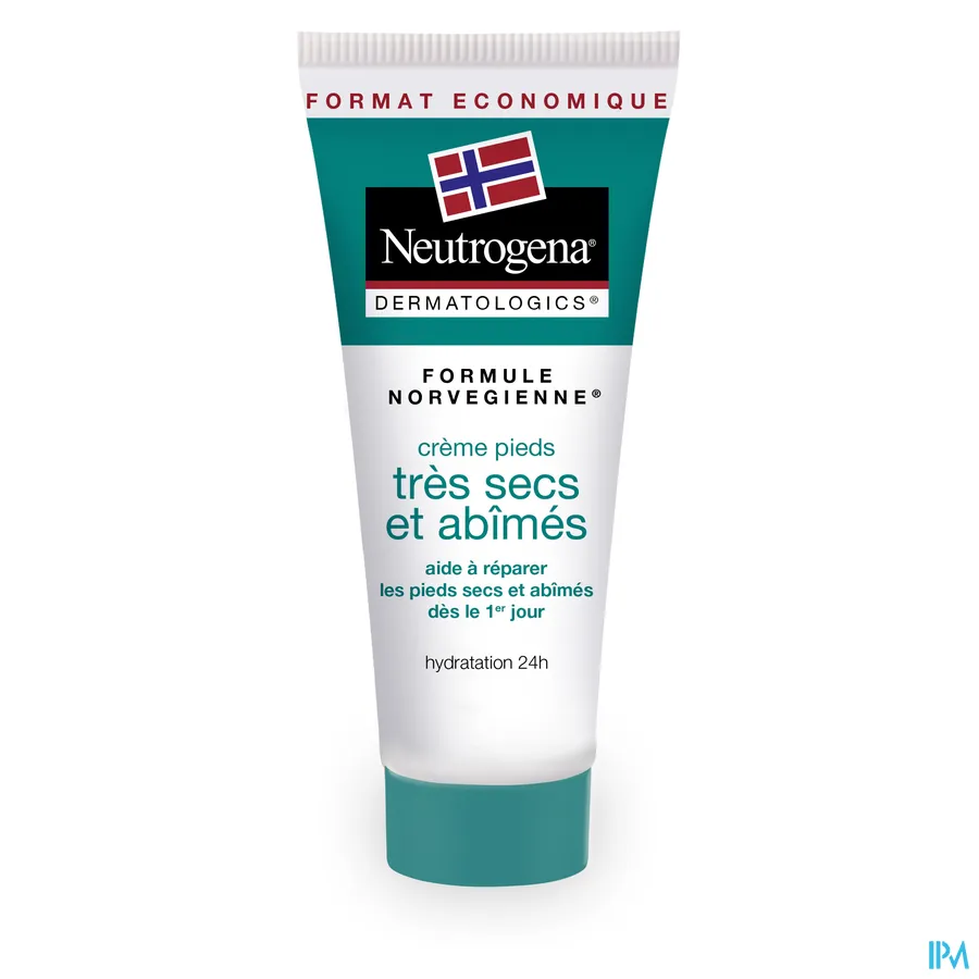 packshot van Neutrogena Voetcrème voor Zeer Droge en/of Beschadigde Voeten Promo 150 ml