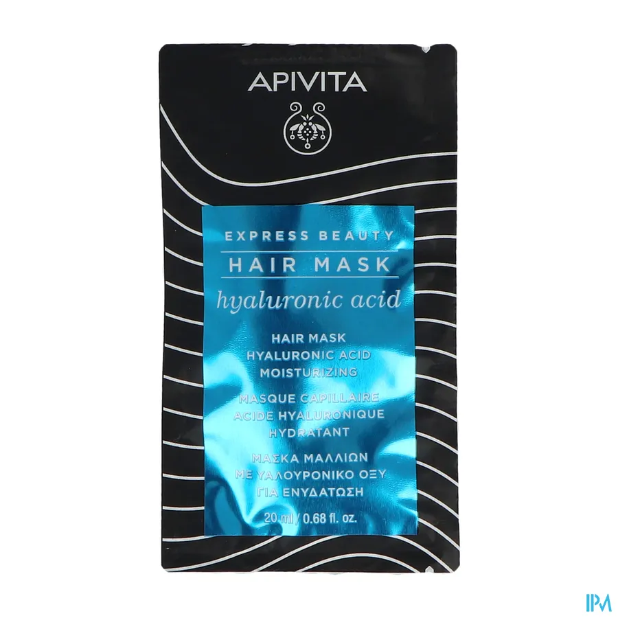 packshot van Apivita Express Beauty Hydraterend Haarmasker met Hyaluronzuur 20 ml