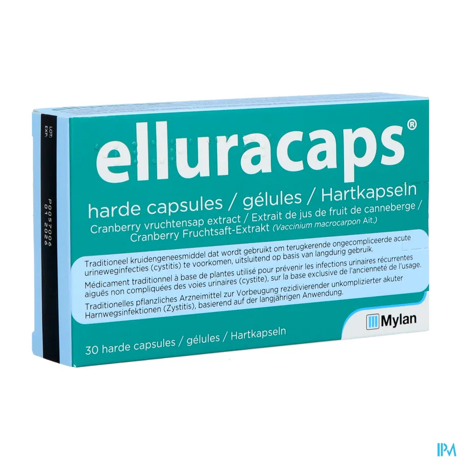 packshot van Elluracaps 36 mg 30 capsules
