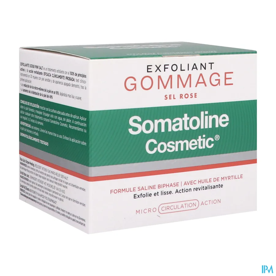 packshot van Somatoline Cosmetic Exfoliërende Scrub Pink Salt 350 g