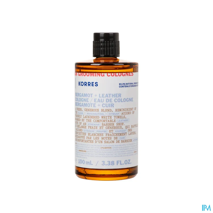 packshot van Korres Km Achillea Mens Edc Berg Leath 100ml