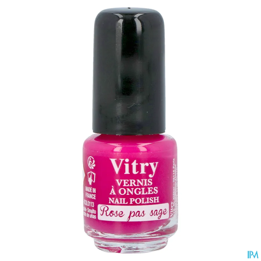 packshot van Vitry Nagellak 113 Rose Pas Sage 4 ml
