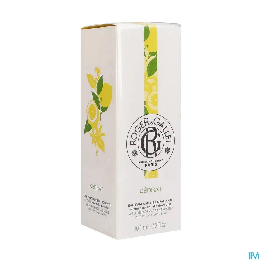 packshot van Roger & gallet Cedrat Eau Parfumee 100 ml