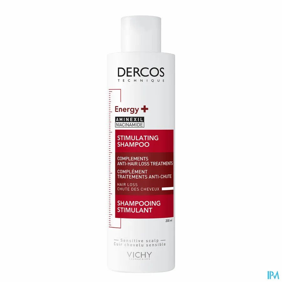 packshot van Vichy Dercos Energy+ Stimulerende Shampoo 200 ml