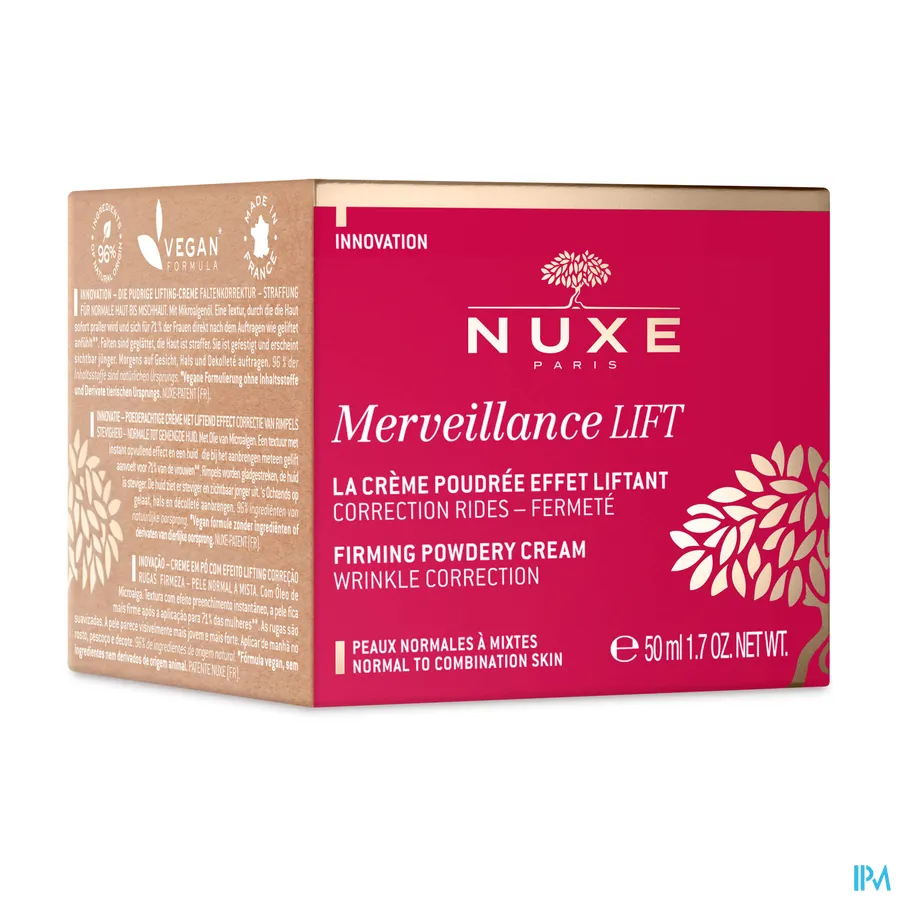 packshot van Nuxe Merveillance Lift Poederachtige Crème 50 ml