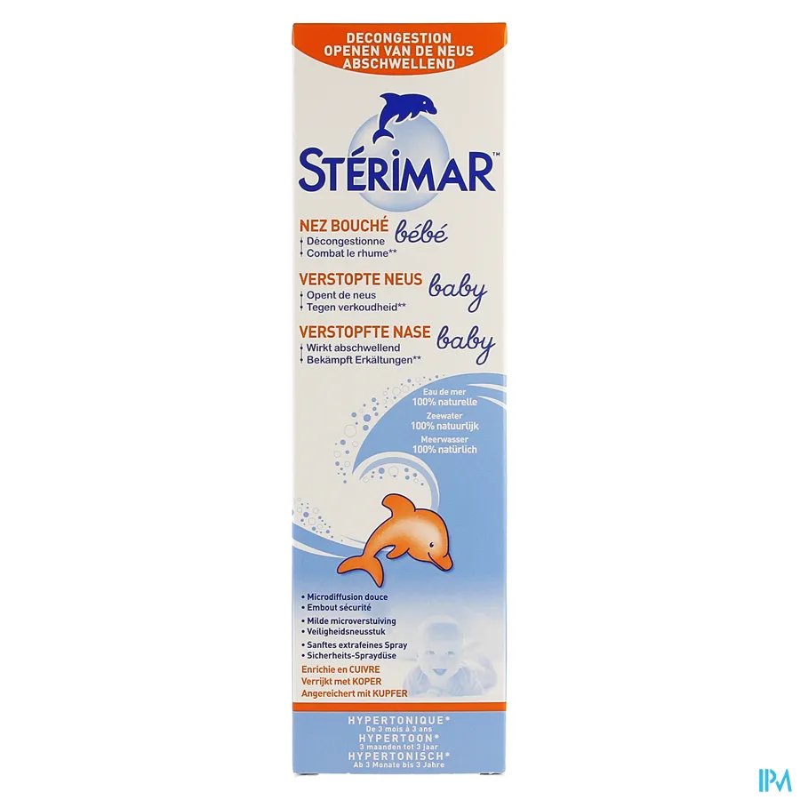 packshot van Sterimar Baby Hypertone Neusspray