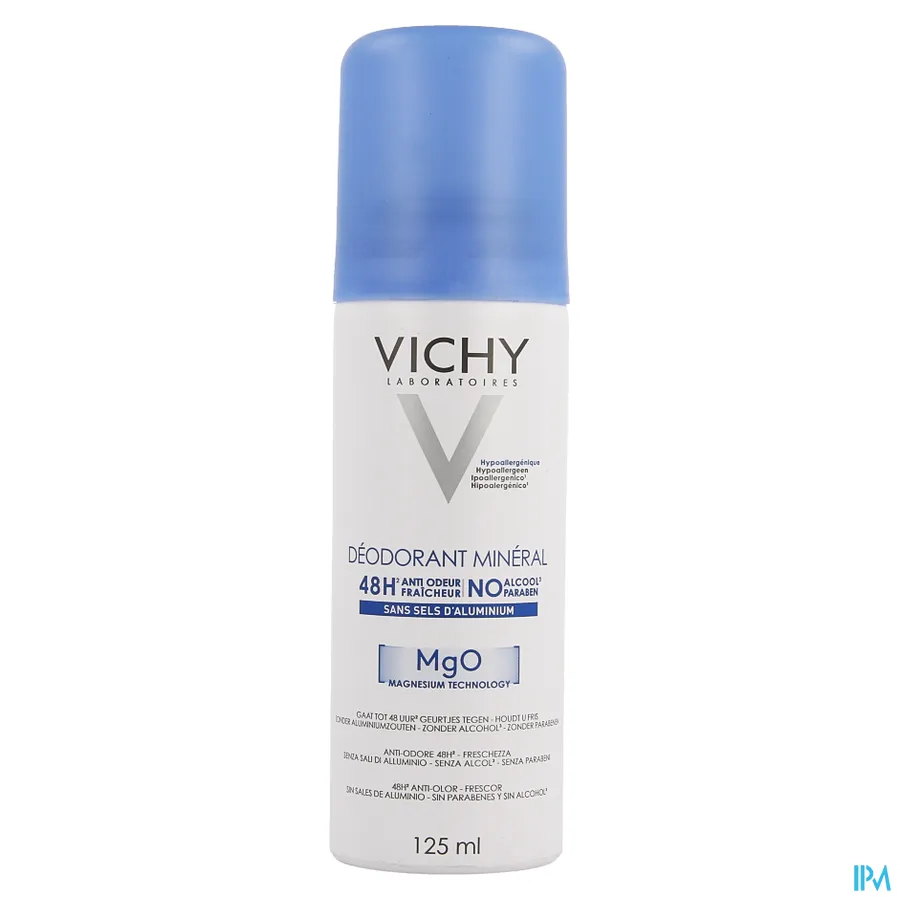 packshot van Vichy Mineraal Deodorant Spray 125 ml