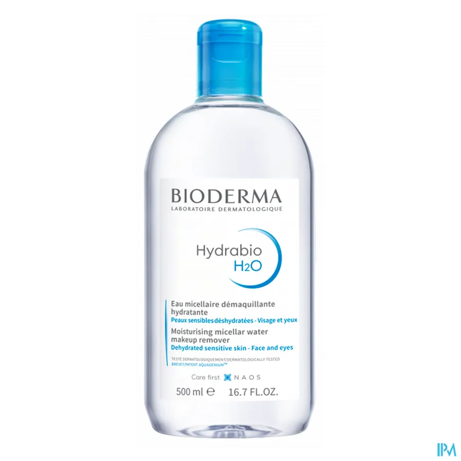 packshot van Bioderma Hydrabio H2O Micellaire Oplossing 500 ml