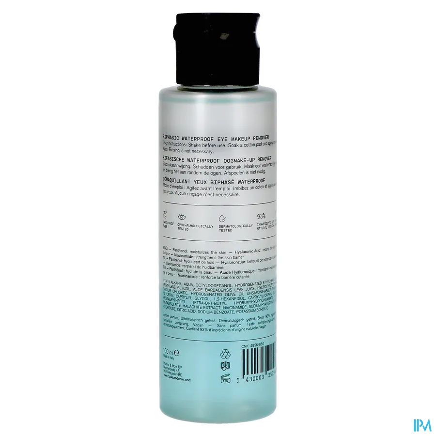 packshot van Couleurs de Noir Démaquillant Yeux Waterproof 90 ml