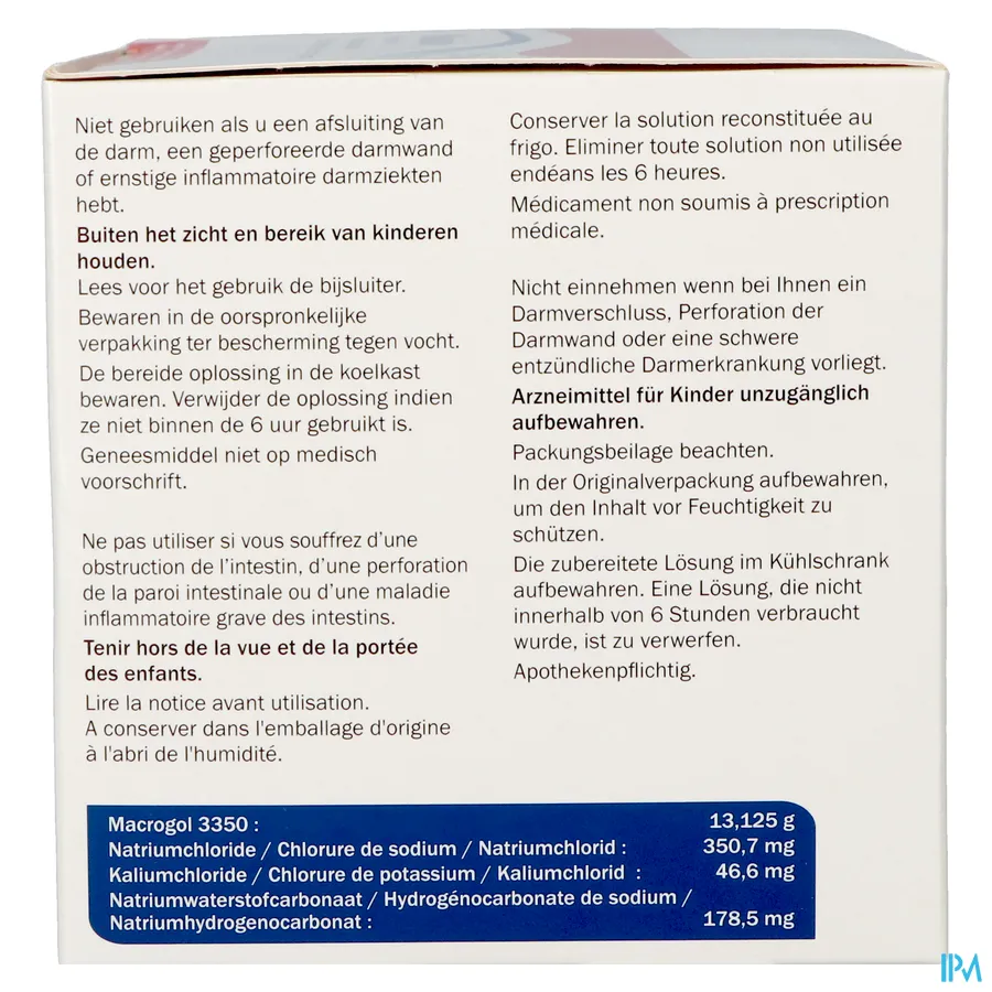 packshot van Molaxole 30 zakjes