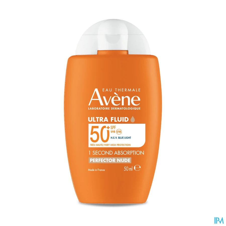 productshot van Avène Ultra Fluid Perfector SPF 50+ 50 ml
