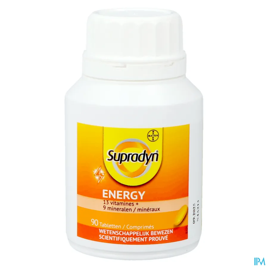 productshot van Supradyn Energy 90 tabletten