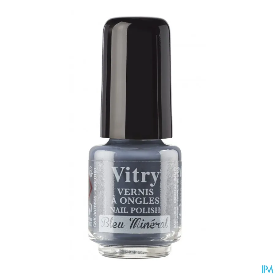 packshot van Vitry Nagellak Bleu Mineral 4 ml