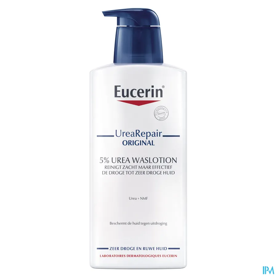 packshot van Eucerin Urea Repair Plus Waslotion 5% Urea 400 ml