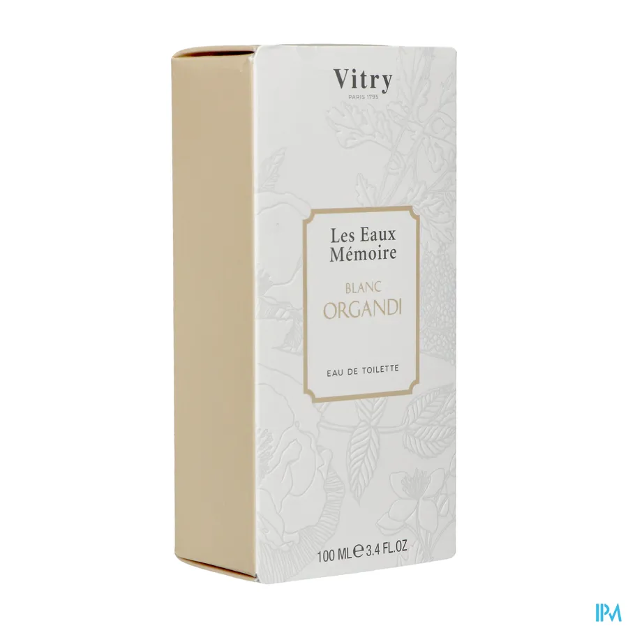 packshot van Vitry Eau De Toilette Blanc Organdi 100 ml