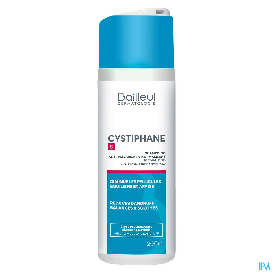 packshot van Cystiphane S Normaliserende Antiroosshampoo 200 ml