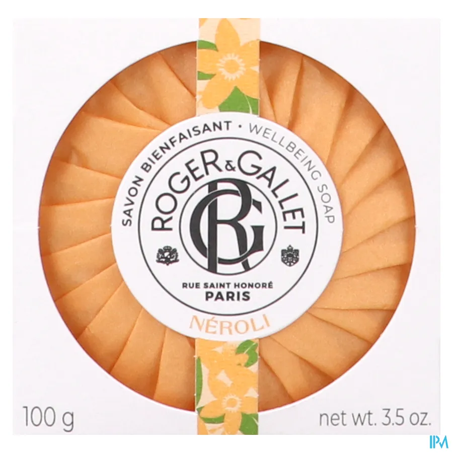 packshot van Roger & Gallet Néroli Zeep 100 g