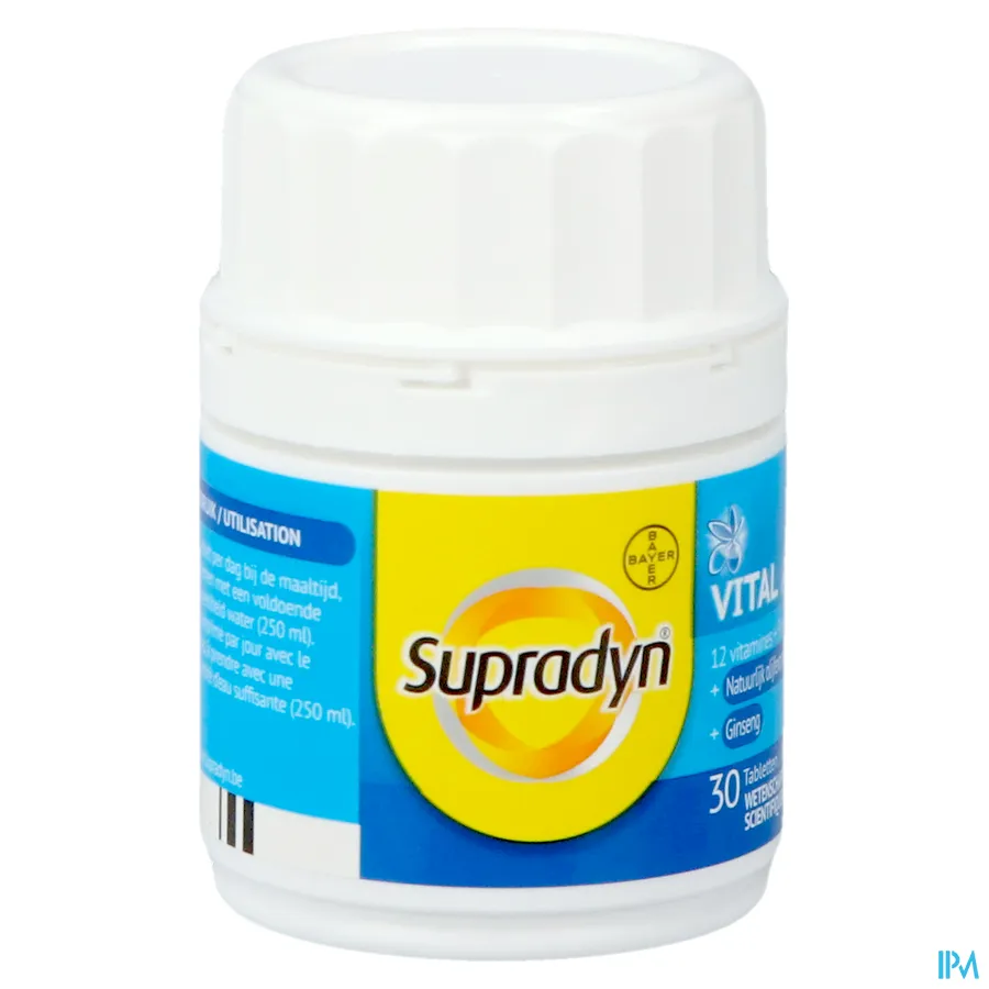 productshot van Supradyn Vital 50+ 30 Tabletten
