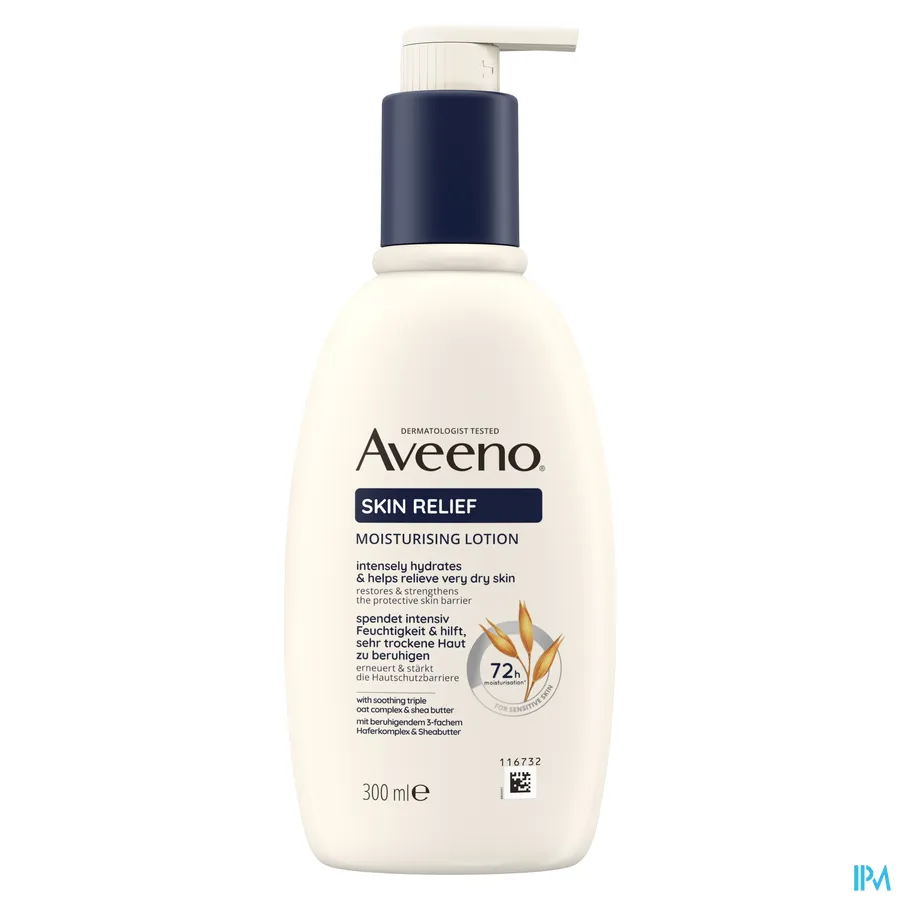 packshot van Aveeno Skin Relief Hydraterende Lotion 300 ml