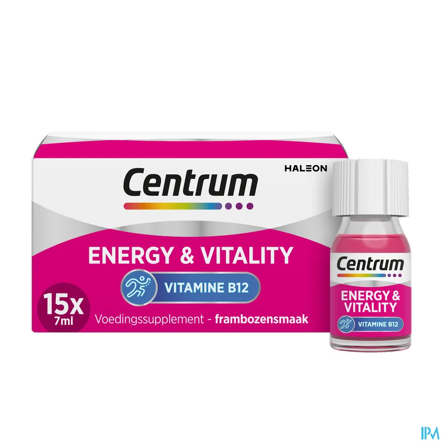productshot van Centrum Energy & Vitality Vitamine B12 15 x 7 ml