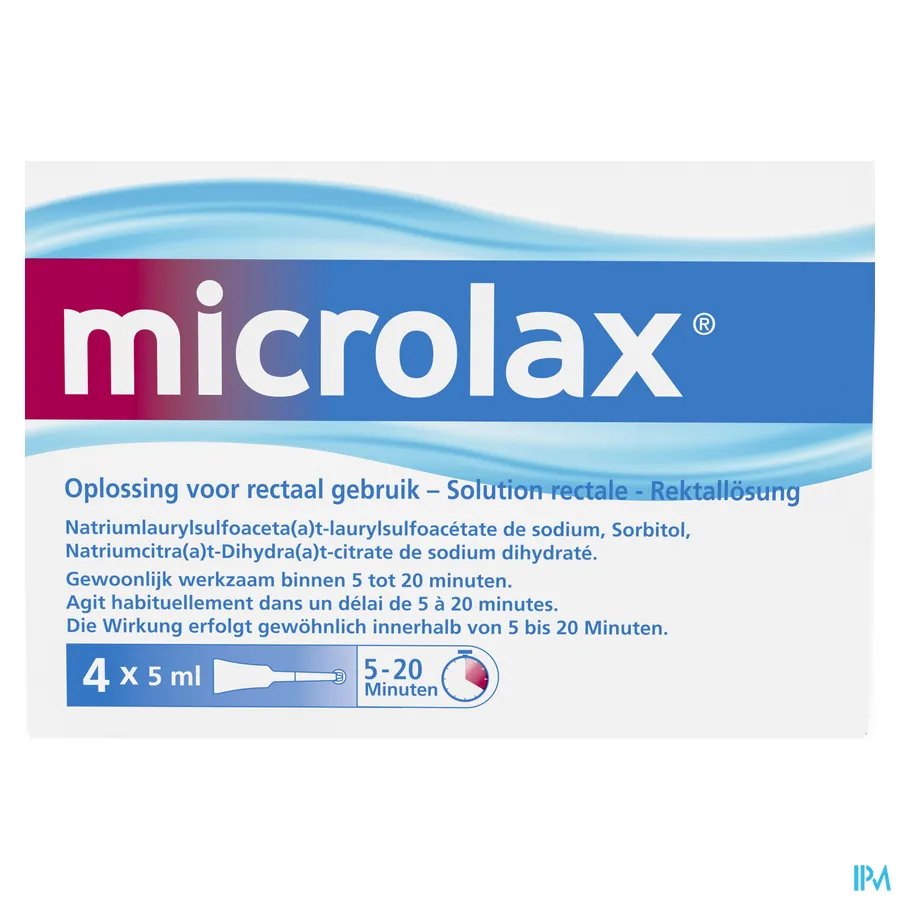 packshot van Microlax 4 stuks