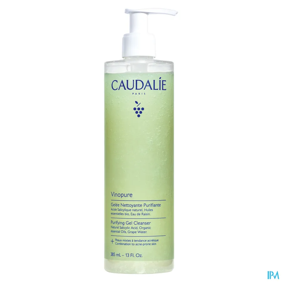 productshot van Caudalie Vinopure Zuiverende Reinigingsgel 385 ml