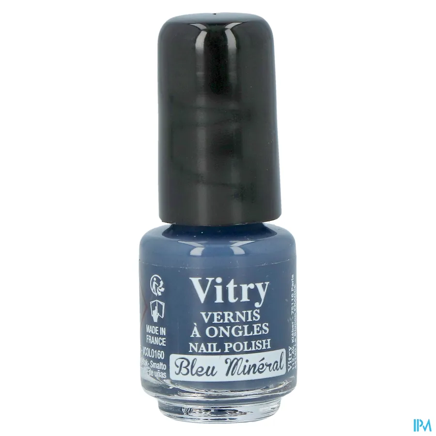 packshot van Vitry Nagellak Bleu Mineral 4 ml