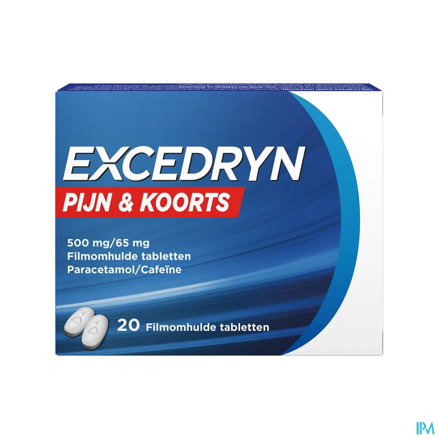 packshot van Excedryn Pijn & Koorts 500 mg/65 mg