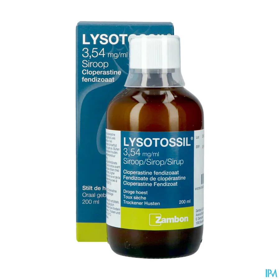 productshot van Lysotossil Siroop 200ml