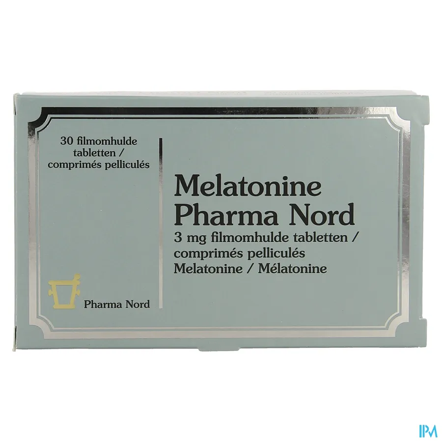 packshot van Pharma Nord Melatonine 3 mg 30 tabletten