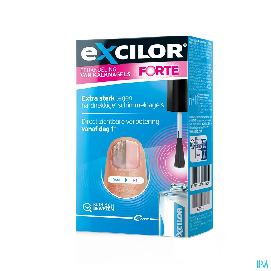 packshot van Excilor Forte voor Behandeling van Schimmelnagels 30 ml