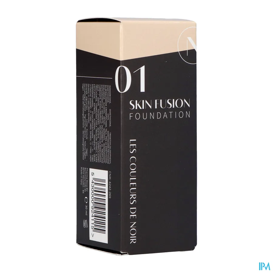 packshot van Les Couleurs De Noir Skin Fusion Foundation 01 Kilim Beige 30 ml