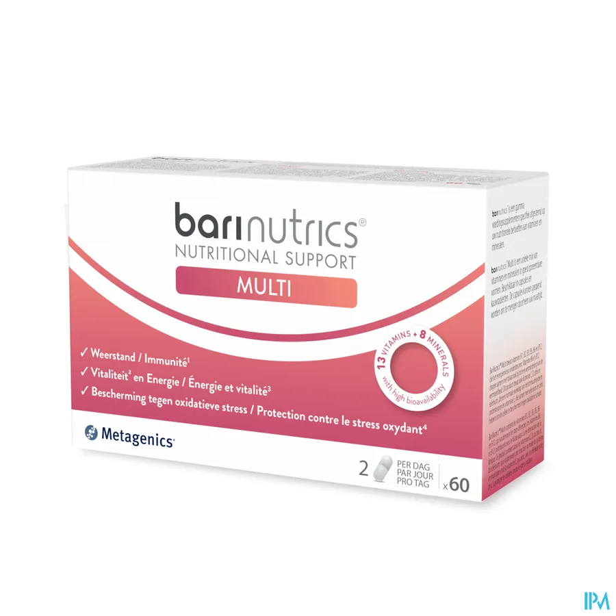 packshot van BariNutrics Multi 60 capsules