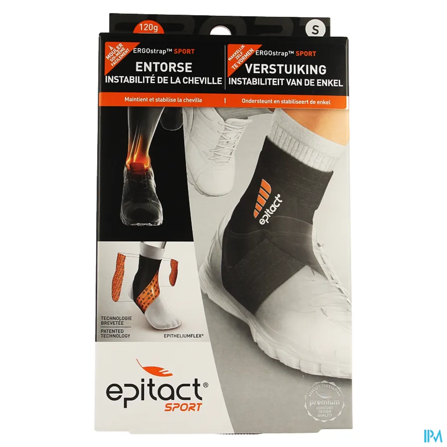 packshot van Epitact Sport ERGO Strap Sport voor Verstuiking en Instabiliteit van de Enkel Maat Small