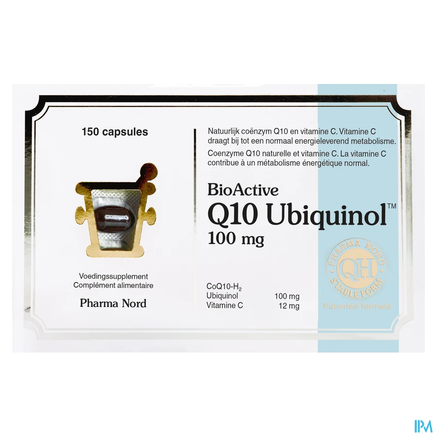 packshot van Pharma Nord Bioactive Q10 100mg 150 capsules
