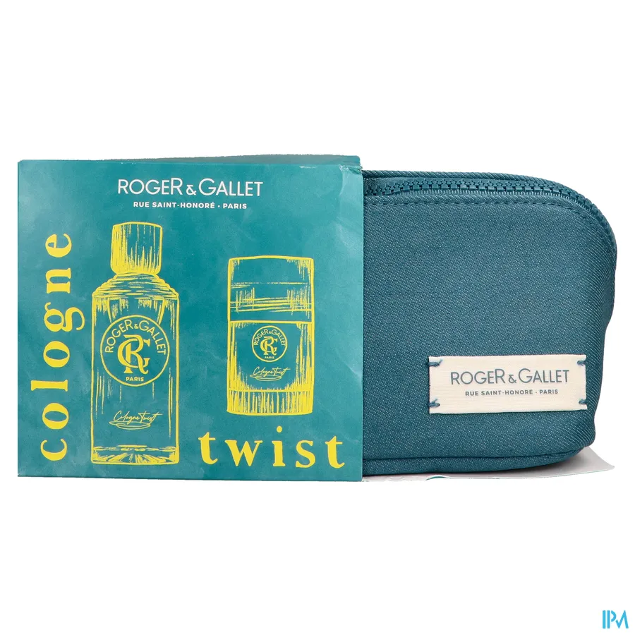 packshot van Roger & gallet Kerstset Twist Edt 100ml+deo 50g