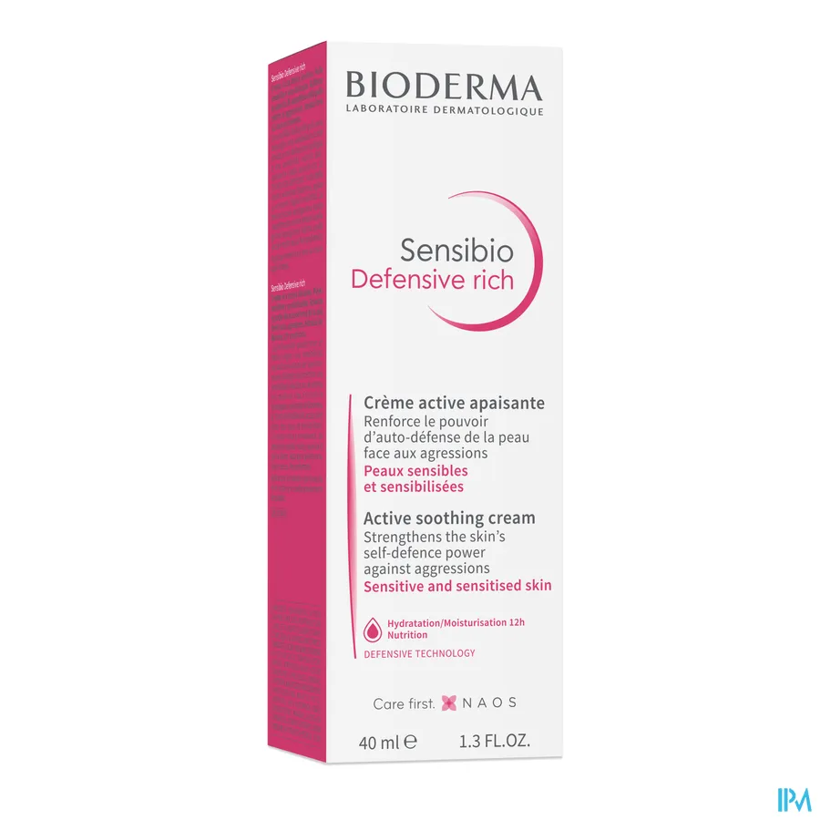 packshot van Bioderma Sensibio Rijke Crème 40 ml