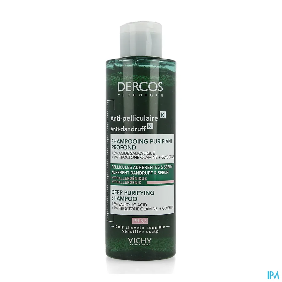 packshot van Vichy Dercos Diep Zuiverende Anti-roos Shampoo K 250 ml