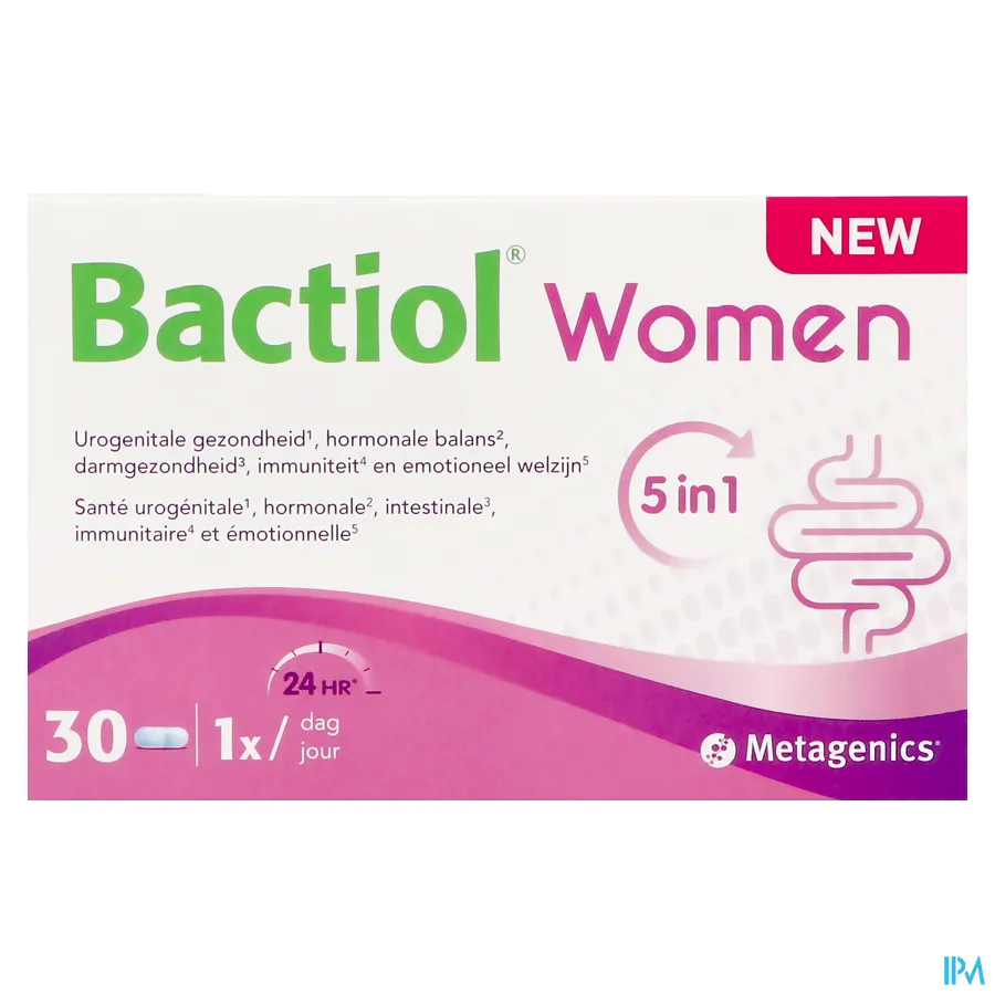 packshot van Bactiol Women 30 capsules