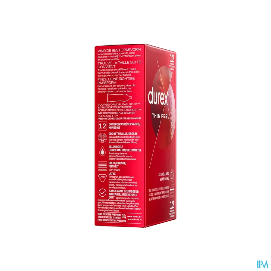 packshot van Durex Thin Feel 12 Condooms
