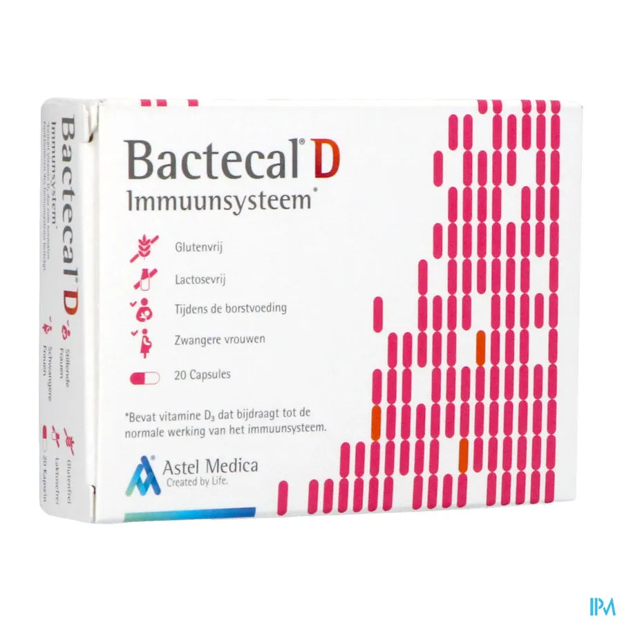 packshot van Bactecal D Caps 20