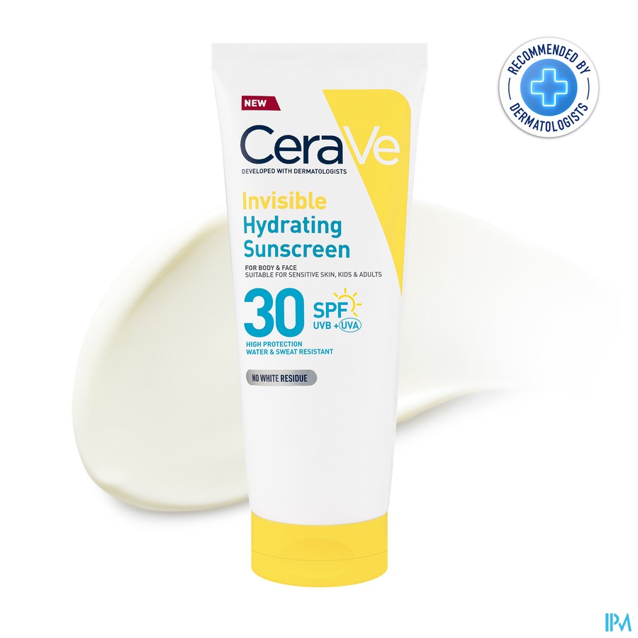 CeraVe Onzichtbare Hydraterende Zonnecrème SPF 30 75 ml
