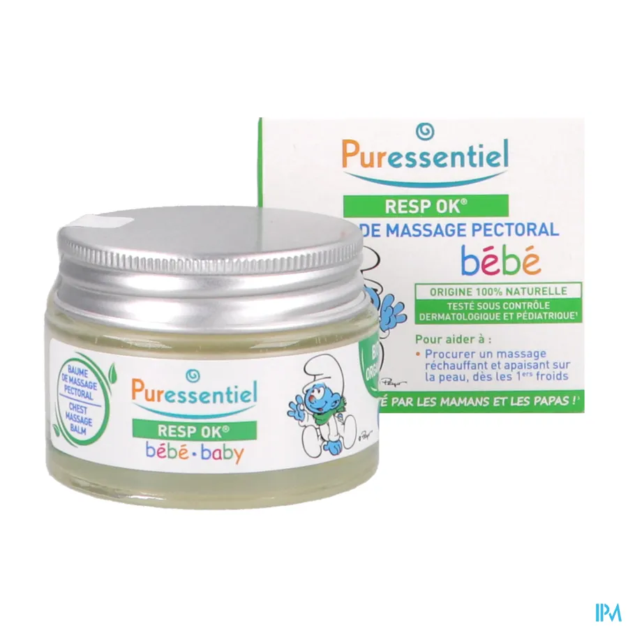 productshot van Puressentiel Ademhaling Massagebalsem Baby 30 ml