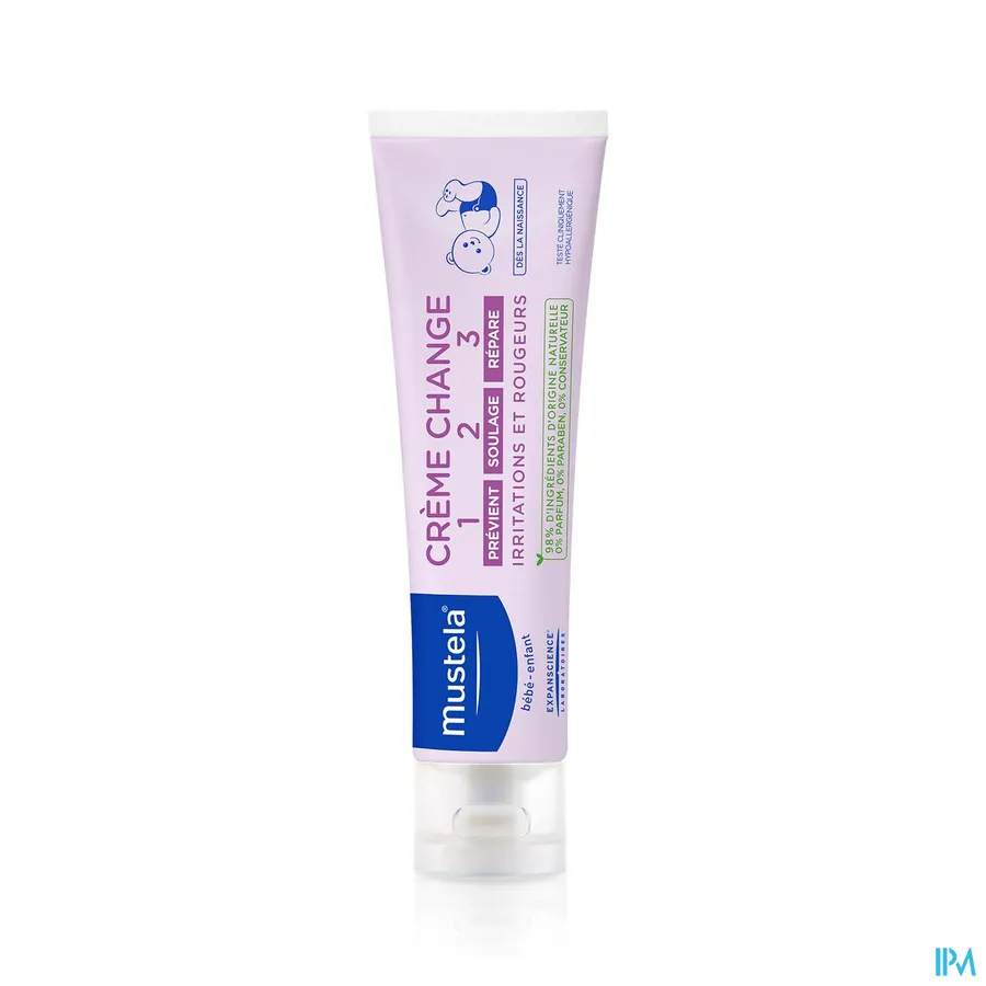 productshot van Mustela Baby Creme Voor Luierwissel 100ml