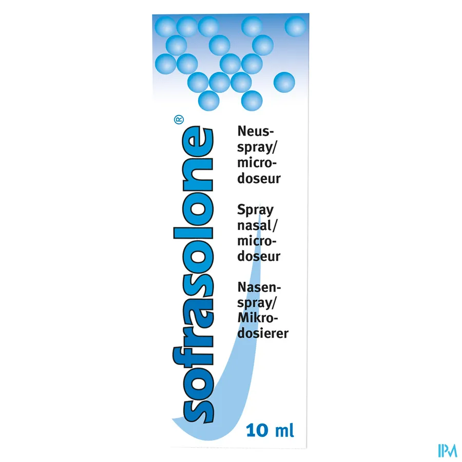 packshot van Sofrasolone Spray 10 ml