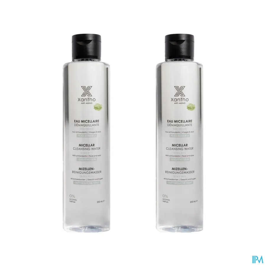 packshot van Xantho Micellair Water 2 x 200 ml - PROMO 2de Aan 50%
